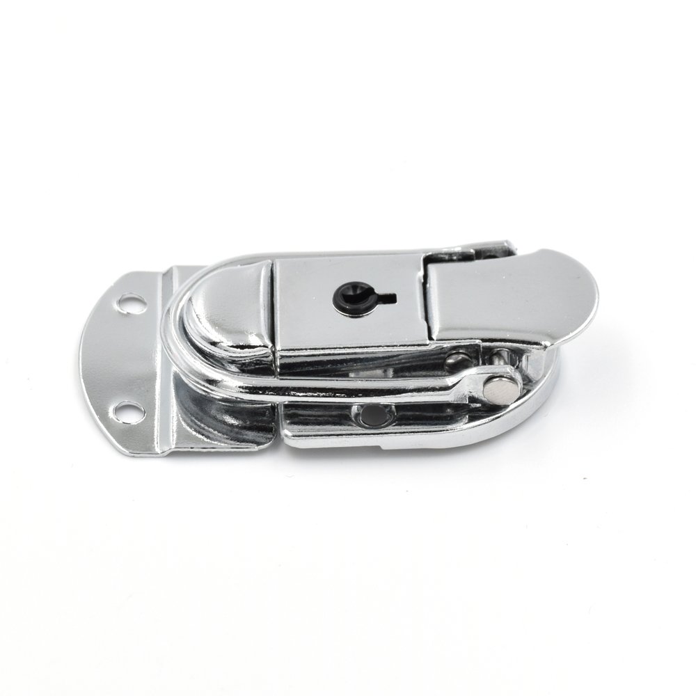 Fayshing Popular Aluminum Case Latch Clasp Lock Buckle with Key for Suitcase Briefcase Tool Box Wooden Box, FS-1147