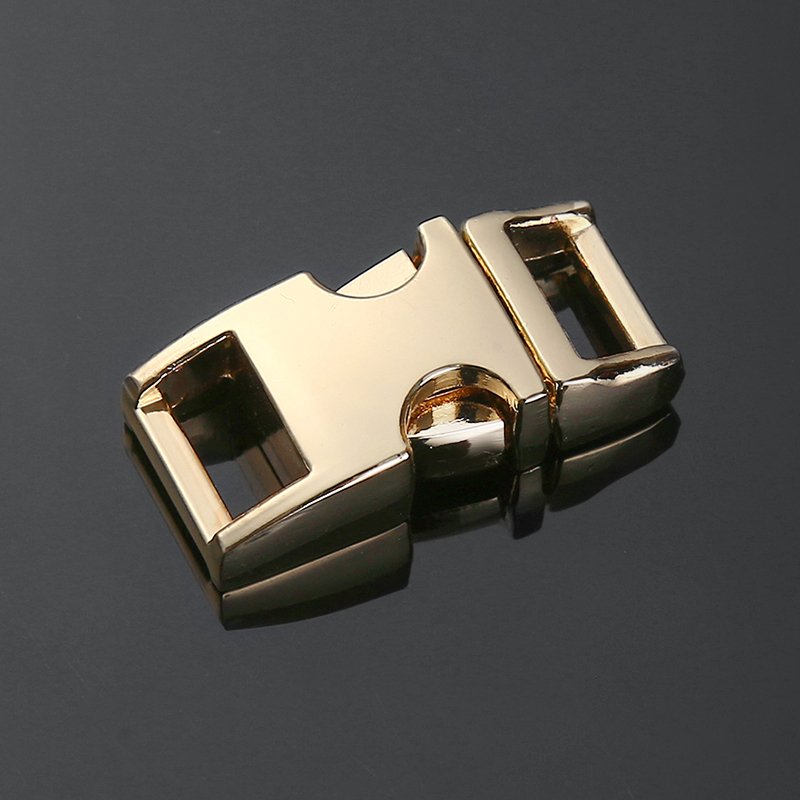 Wholesale Bag Accessories High Quality 20MM 50MM Metal Side Stainless Steel Rose Gold Metal Belt Adjuster Buckle