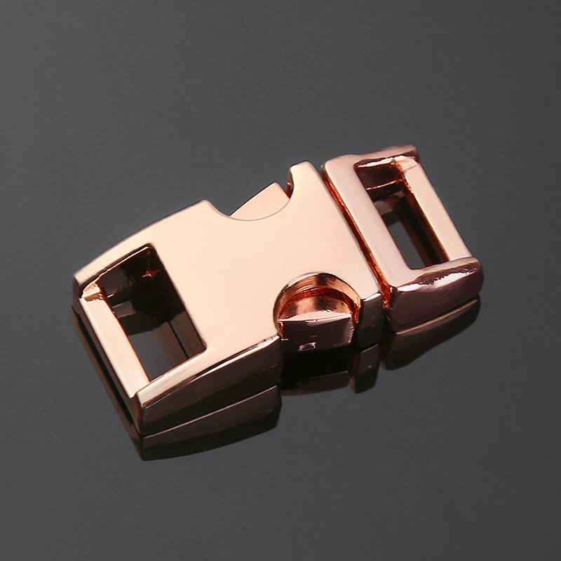 Wholesale Bag Accessories High Quality 20MM 50MM Metal Side Stainless Steel Rose Gold Metal Belt Adjuster Buckle