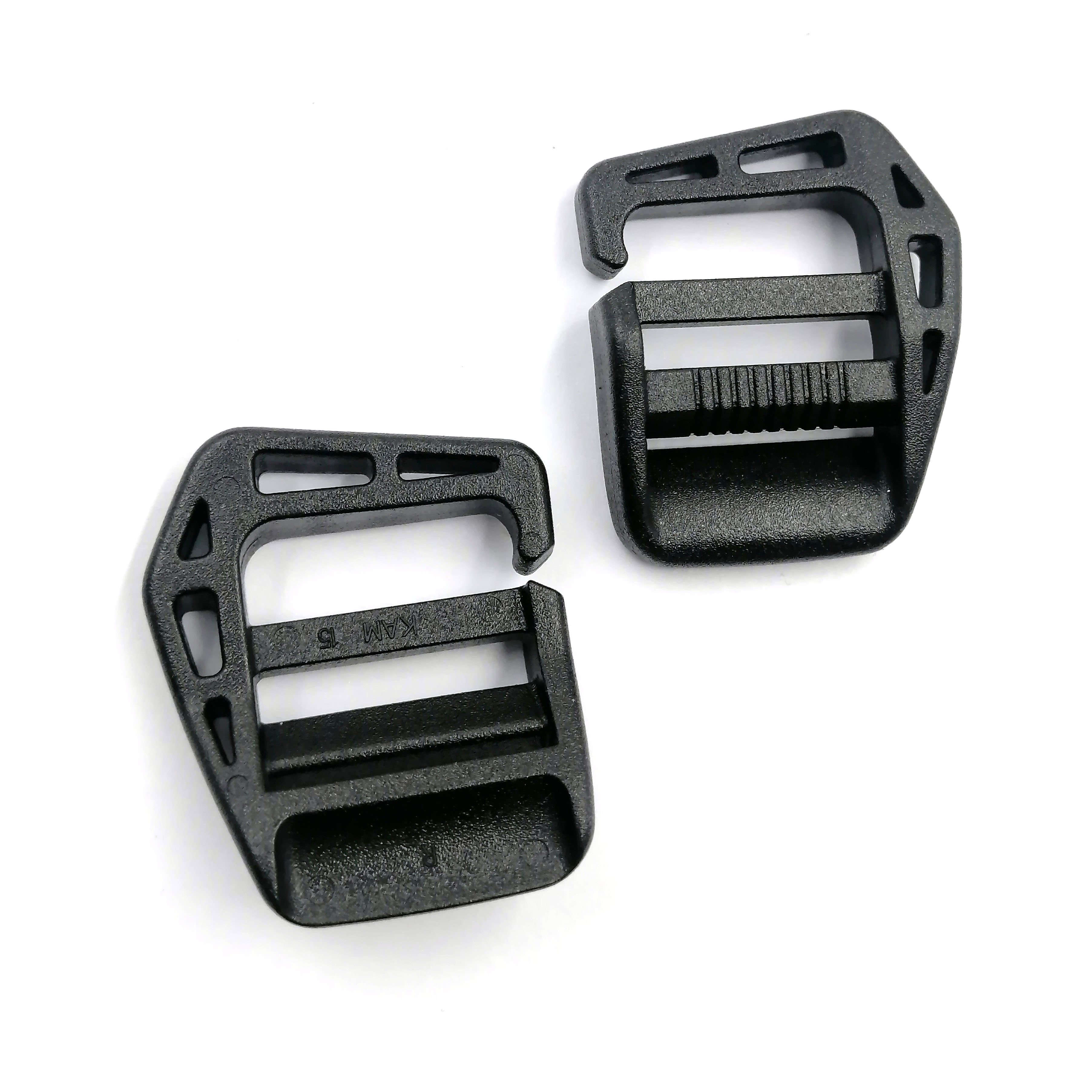 Customized Adjuster Slider Webbing Buckle Plastic Release G Hook Buckle For Backpack Accessories