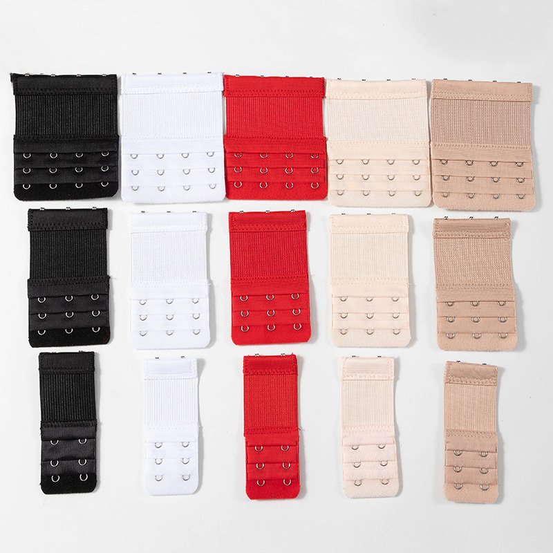 Custom Colored 2/3/4 Hook Bra Strap Extender Bra Extension Buckle