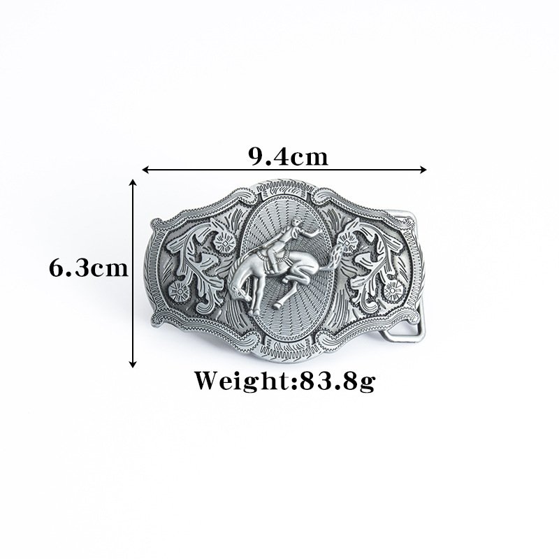 Fashion Popular All-Match Knight Pattern Design Automatic Buckle Men'S Belt Buckle