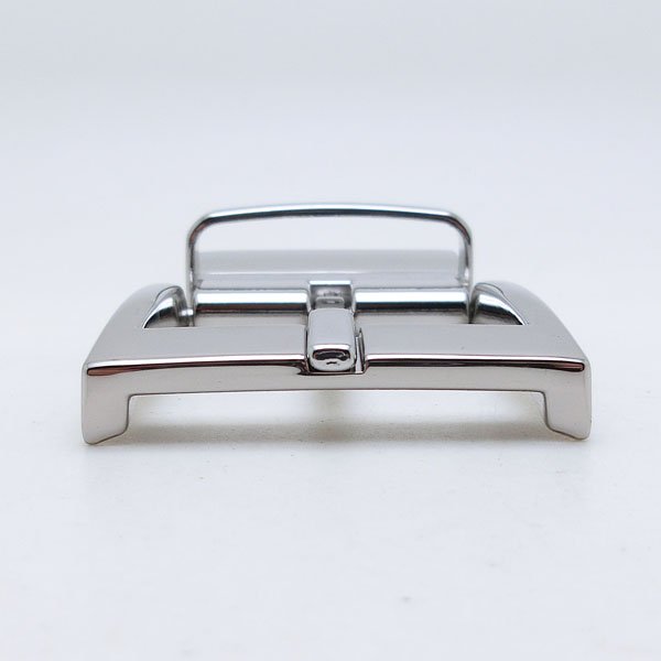 Western Shiny Nickel Free Double Sides Reversible 35MM Zinc Alloy Clip Pin Buckle For Men Luxury Leather Belt