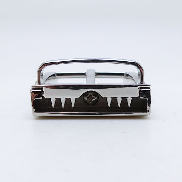 Western Shiny Nickel Free Double Sides Reversible 35MM Zinc Alloy Clip Pin Buckle For Men Luxury Leather Belt
