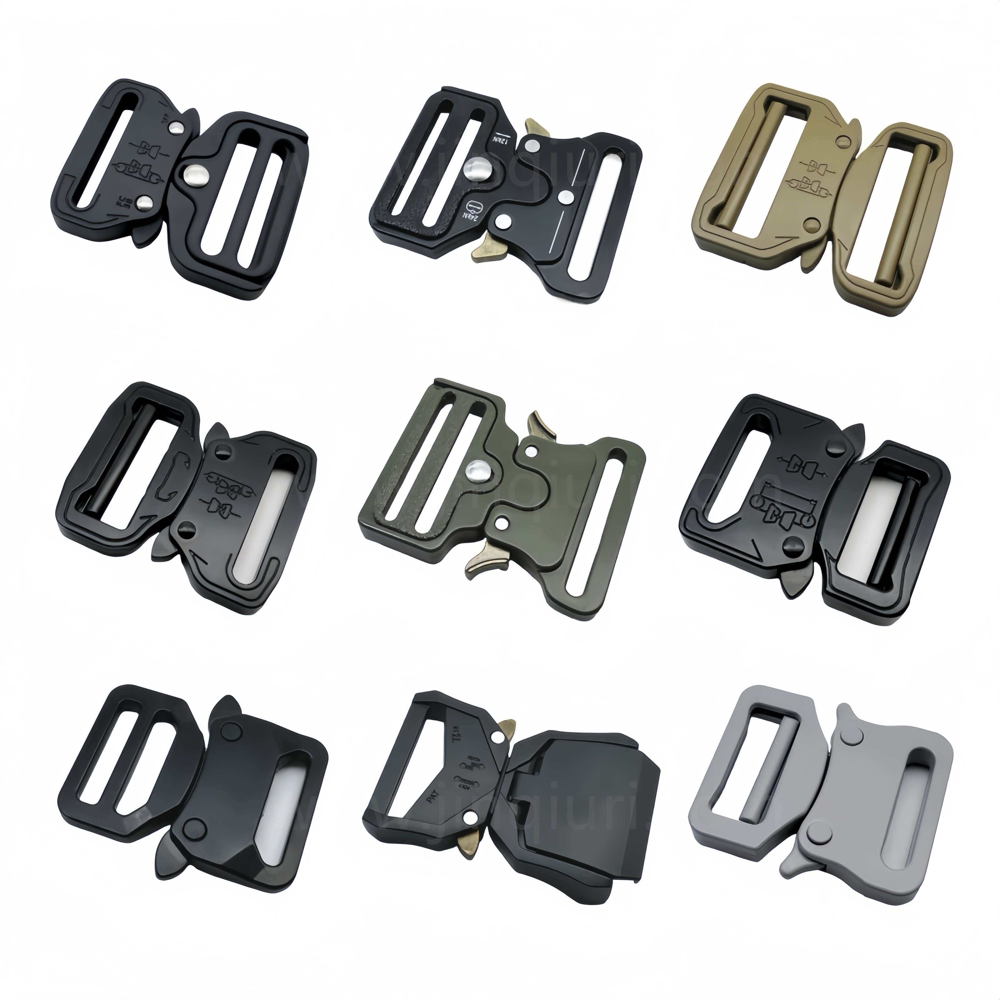 50mm 4869 Zinc alloy Quick release buckle High quality adjustable metal buckle Outdoor mountain climbing tactical buckle