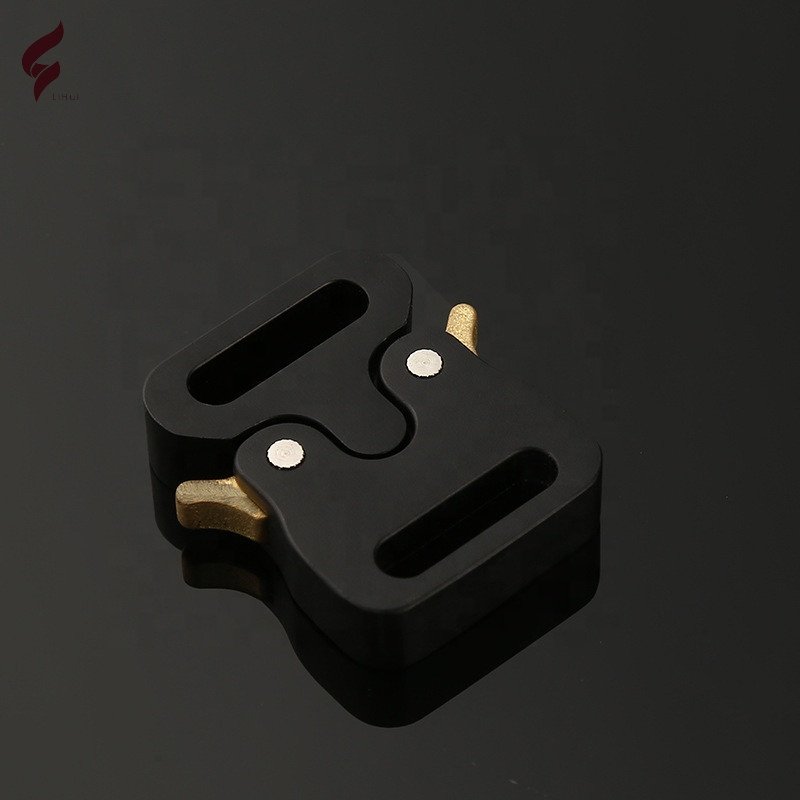 Custom Logo Men Automatic Silver Metal zinc alloy belt suitcase quick release buckle for straps/bags