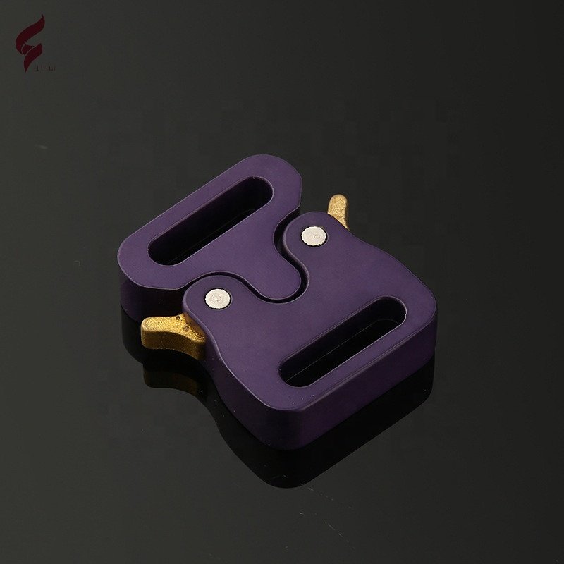 Custom Logo Men Automatic Silver Metal zinc alloy belt suitcase quick release buckle for straps/bags