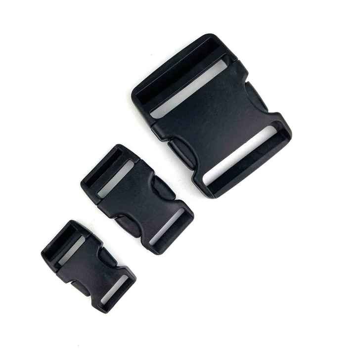 Plastic Webbing Safety Belt Buckle Parts for Backpack POM Plastic Front Release Buckle Clip for Camera Bag or Backpack Straps