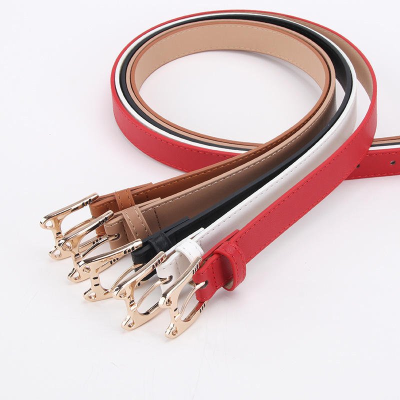 Women Fashion Belts Cute Cat Head Buckles For Leather Belt Decorative Jeans Women Belts 2023