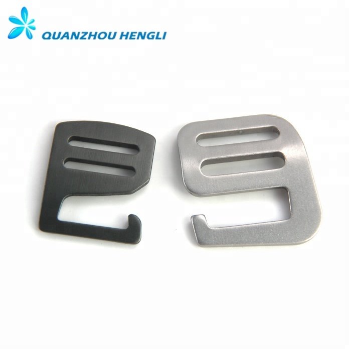 20mm 25MM Bra Fastener Metal G Hook, Aluminium G Hook adjustable slide buckles
