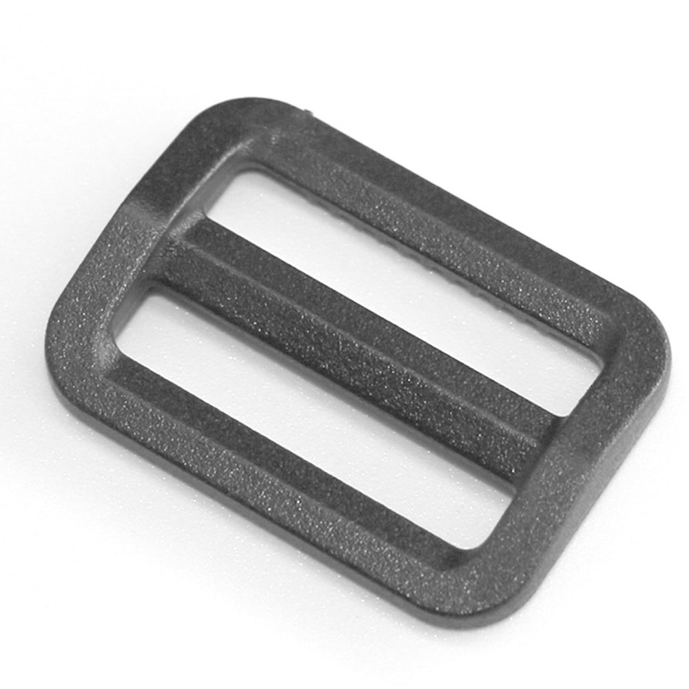 Plastic Tri Glides Slide 3 Bar Rectangle Square Adjuster Buckle For Leather Craft Bag Shoulder Strap Belt Webbing