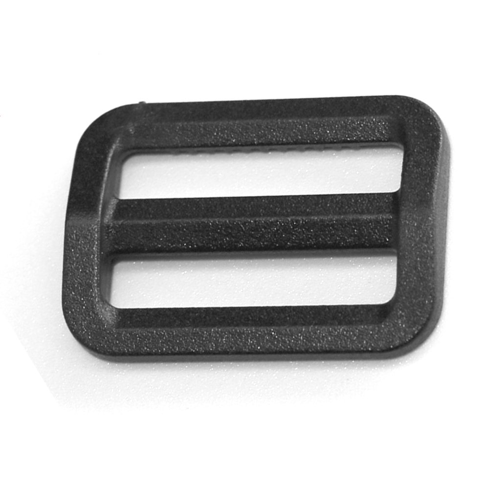 Plastic Tri Glides Slide 3 Bar Rectangle Square Adjuster Buckle For Leather Craft Bag Shoulder Strap Belt Webbing