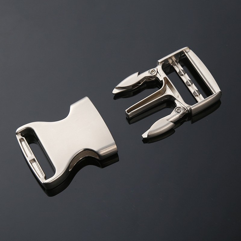Wholesale 32mm Metal Buckle Tactical Quick Release Metal Buckle for Men's Leather Belt/Dog Collar/Pant Side Adjuster