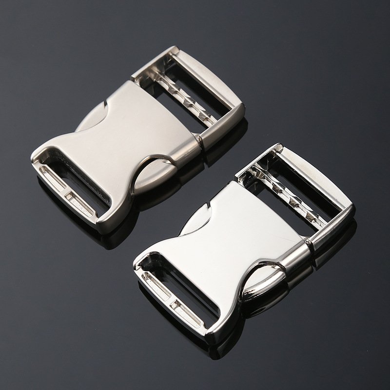 Wholesale 32mm Metal Buckle Tactical Quick Release Metal Buckle for Men's Leather Belt/Dog Collar/Pant Side Adjuster