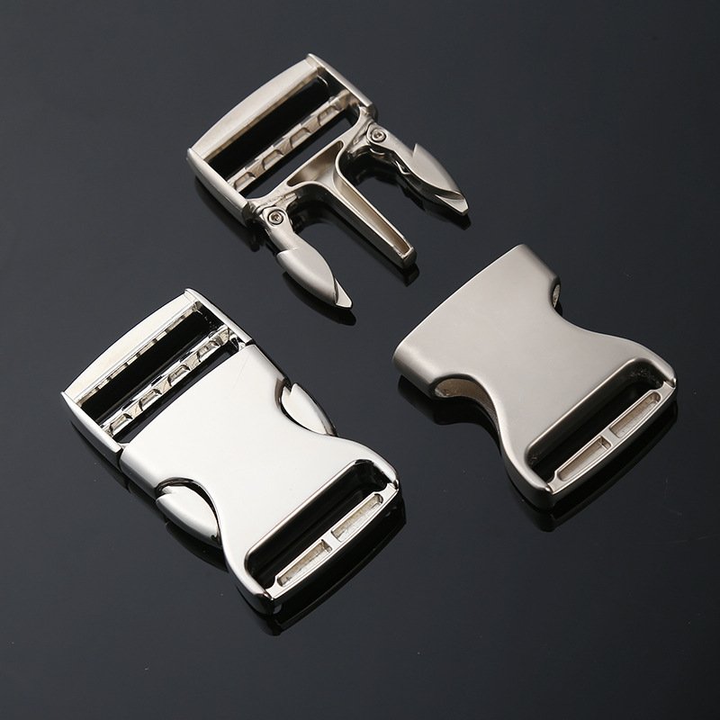 Wholesale 32mm Metal Buckle Tactical Quick Release Metal Buckle for Men's Leather Belt/Dog Collar/Pant Side Adjuster