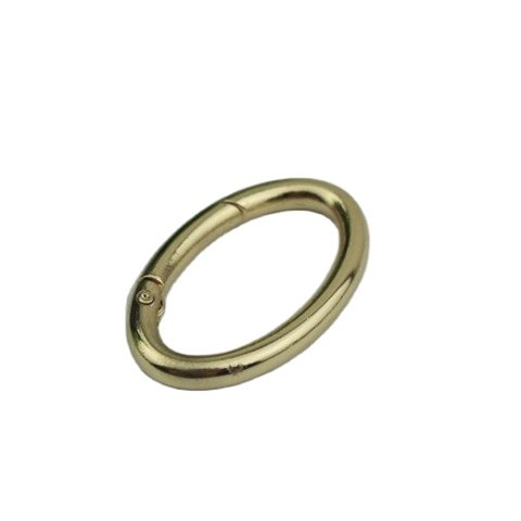 Oval Spring O Ring Openable Leather Bag Handbag Strap Buckle Connect Keyring Key Dog Chain Snap Clasp For Making Accessories