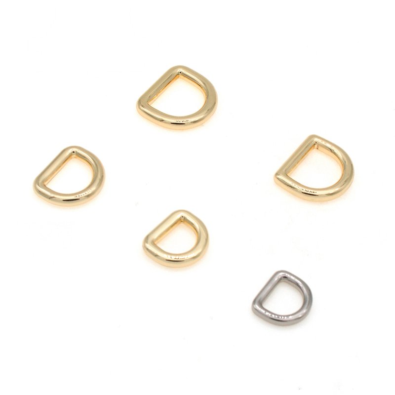 Factory high quality d ring buckle plastic hardware accessories d-ring welded for bag strap