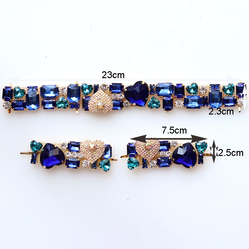guangzhou factory welding hand made glass rhinestones chain handbag buckles custom jewelry