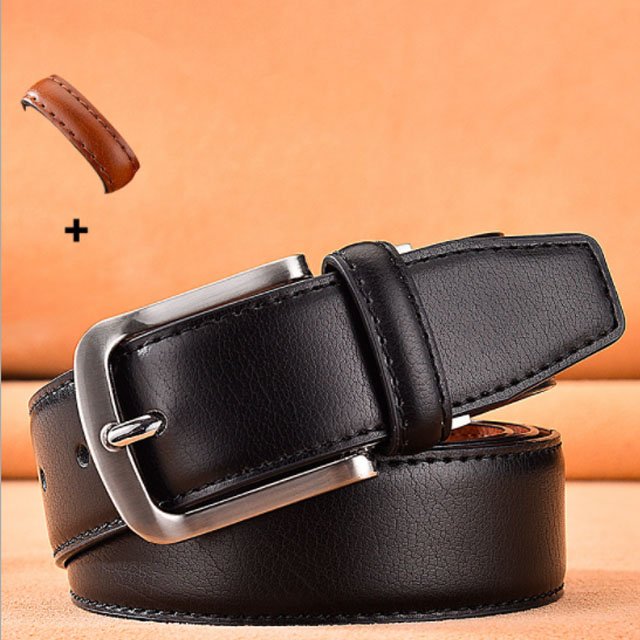 Genuine Leather Belt For Mens Reversible Belt Classy Dress Belt Adjustable pin buckle for mens gift