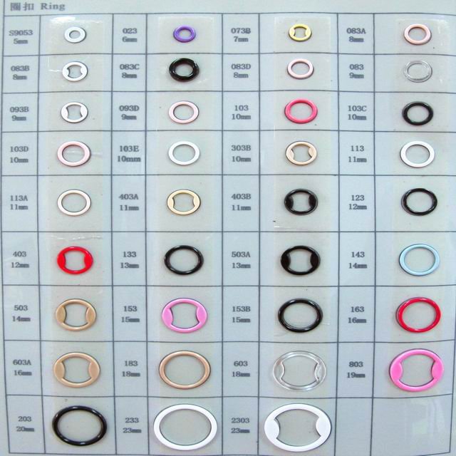 High Quality Strap Adjuster Alloy Bra Adjuster Swimsuit Coherer Ring and Slider and Hook Underwear Accessories Buckle as Picture
