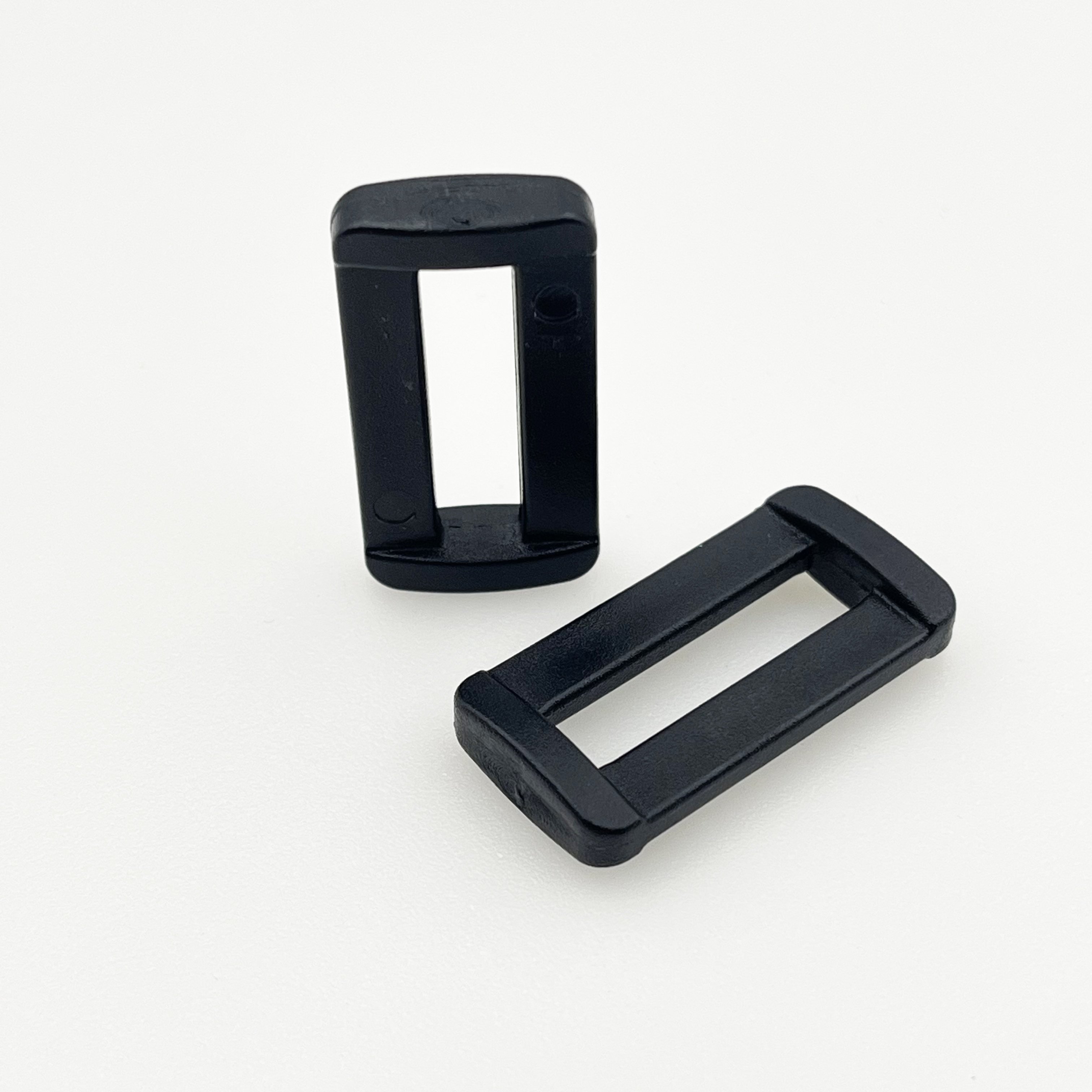 Wholesale Rectangular Plastic Belt Loop Strap Slider Buckle Flat D-ring Webbing Adjustable Plastic Keepers Backpack Accessories