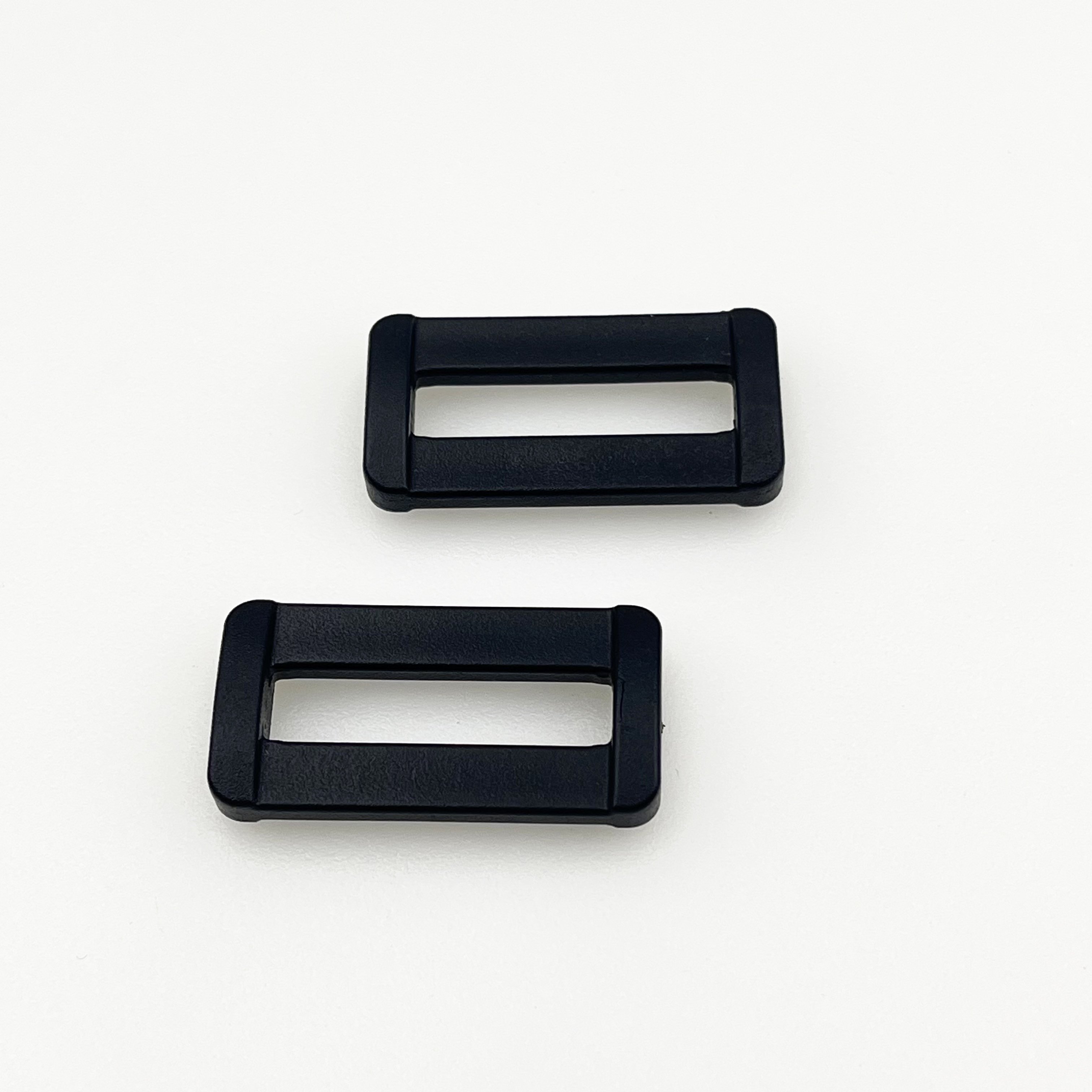 Wholesale Rectangular Plastic Belt Loop Strap Slider Buckle Flat D-ring Webbing Adjustable Plastic Keepers Backpack Accessories