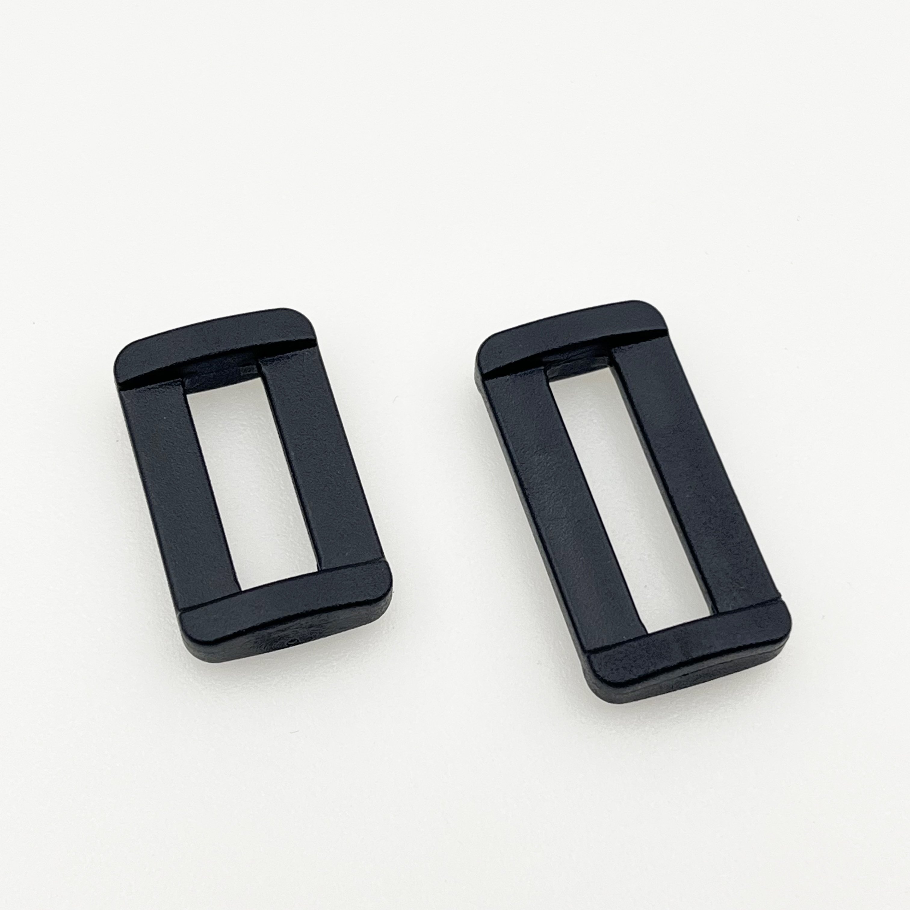 Wholesale Rectangular Plastic Belt Loop Strap Slider Buckle Flat D-ring Webbing Adjustable Plastic Keepers Backpack Accessories