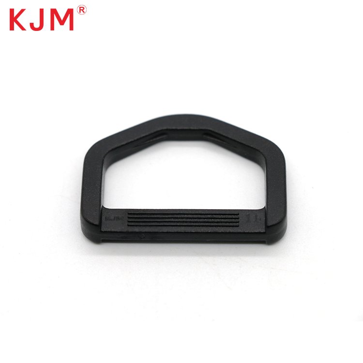 KJM Factory Price Backpack Accessories Plastic D ring Buckle