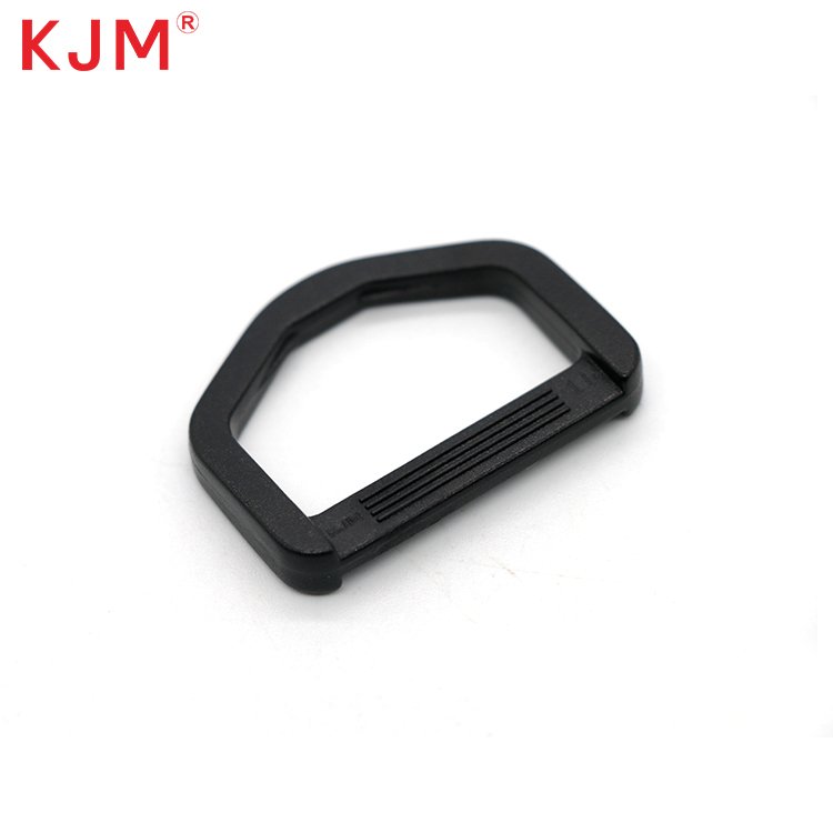 KJM Factory Price Backpack Accessories Plastic D ring Buckle