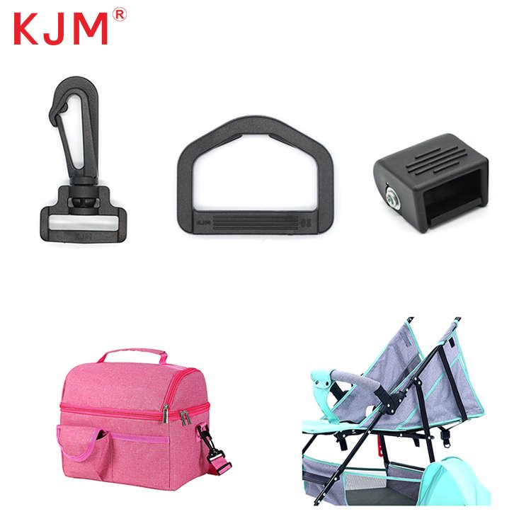 KJM Factory Price Backpack Accessories Plastic D ring Buckle