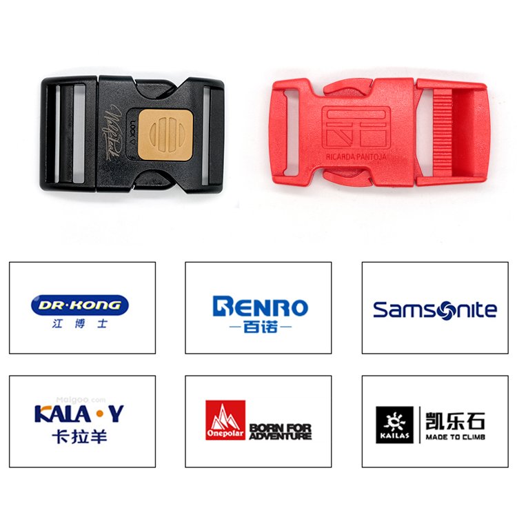 KJM Factory Price Backpack Accessories Plastic D ring Buckle