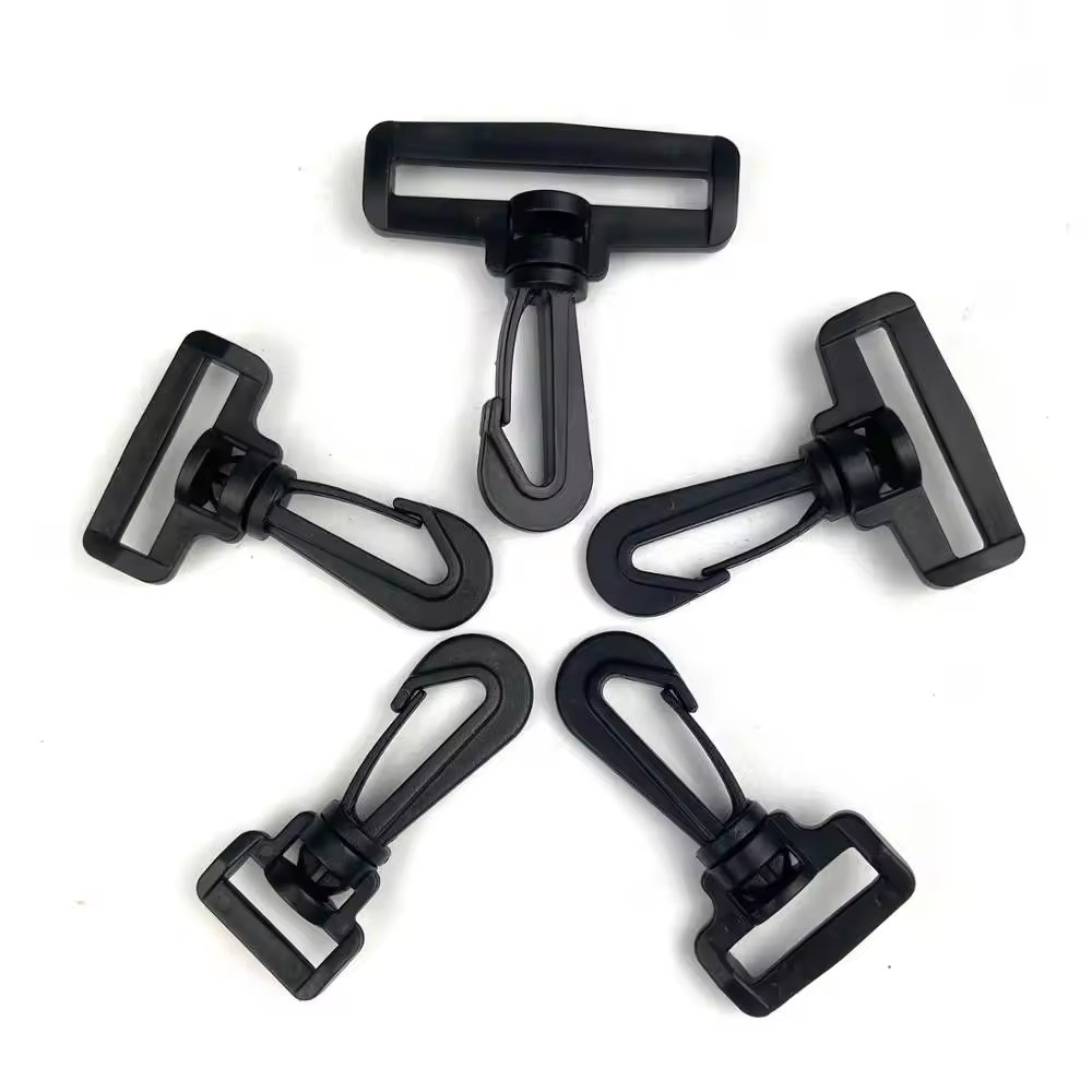 Swivel Snap Hook Trigger Clips Lanyard Hooks Webbing Buckle Keychain Backpack DIY Accessories Plastic 20mm 25mm 32mm 38mm 51mm