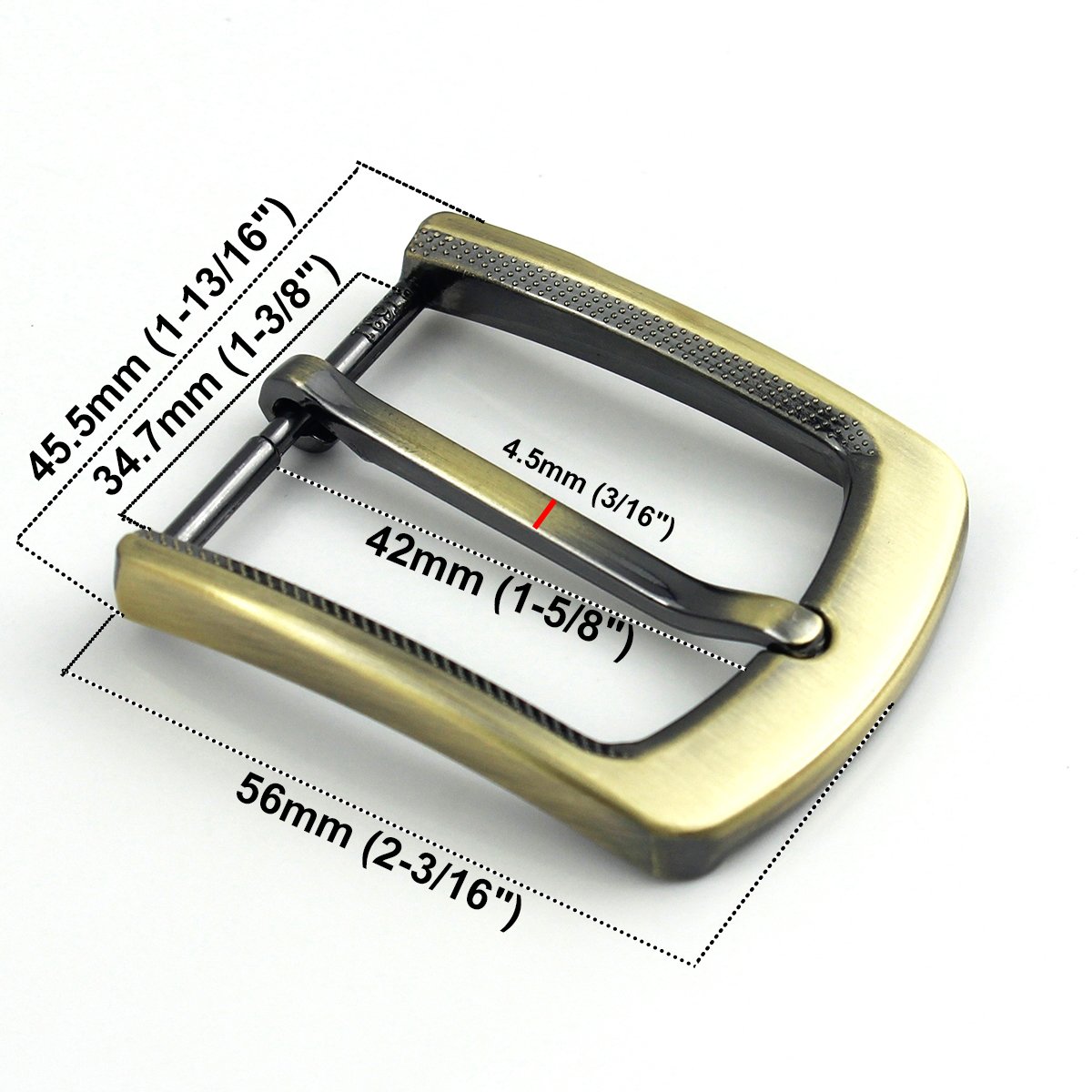 CLOXY 35mm Men's Waistband Decoration Buckle High Quality Alloy Belt Accessories Clasp Pin Buckle Belt Buckle