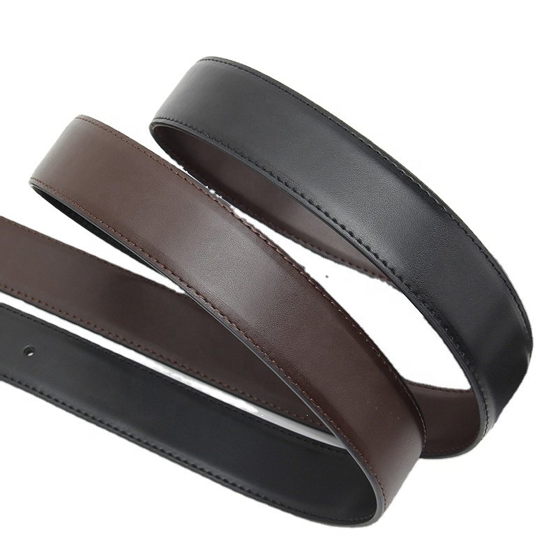Embossed Logo OEM/ODM split leather zinc alloy needle buckle belt for men's versatile casual cowhide waist belt P121
