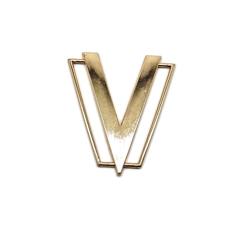 Hot Selling High Quality Underwear Accessories New Decorative V Shape Adjustable Metal Buckles For Swimwear And Bikini