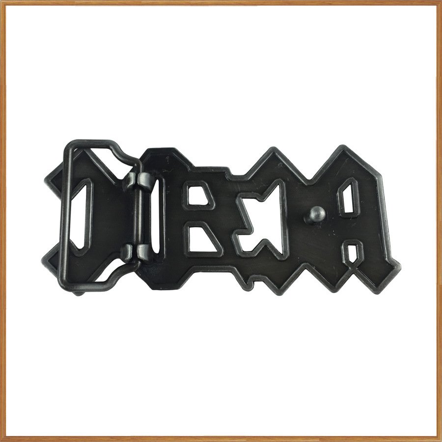 Trendy Vintage Zinc Alloy ACDC Music Belt Buckle Vintage Casual Western Cowboy Belt Buckles for Men