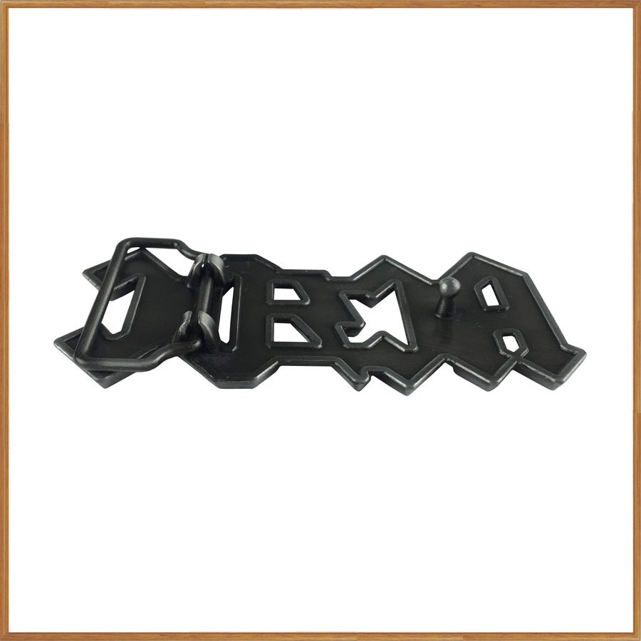 Trendy Vintage Zinc Alloy ACDC Music Belt Buckle Vintage Casual Western Cowboy Belt Buckles for Men