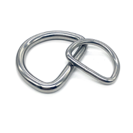 Customized Metal Gold Plated Welded stainless steel/Iron D Ring Buckle For Bag Straps