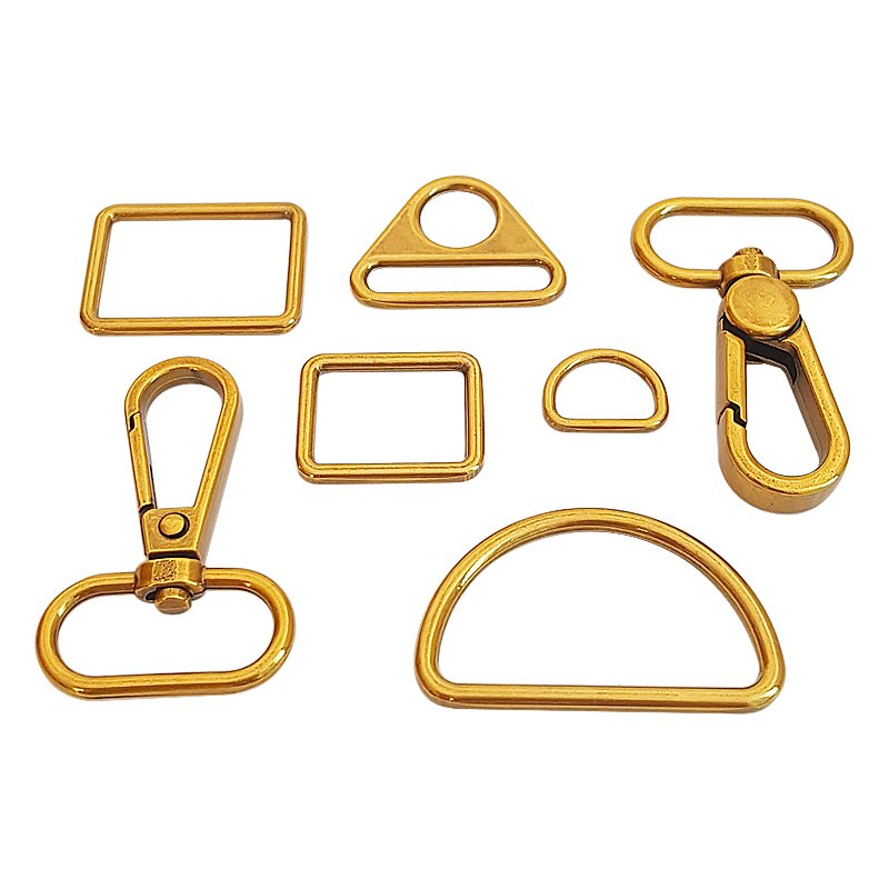 Metal Buckle Swivel Hook 25 mm 38 mm Bag Accessories Triangular Ring Snap Hook Clasp Buckle
