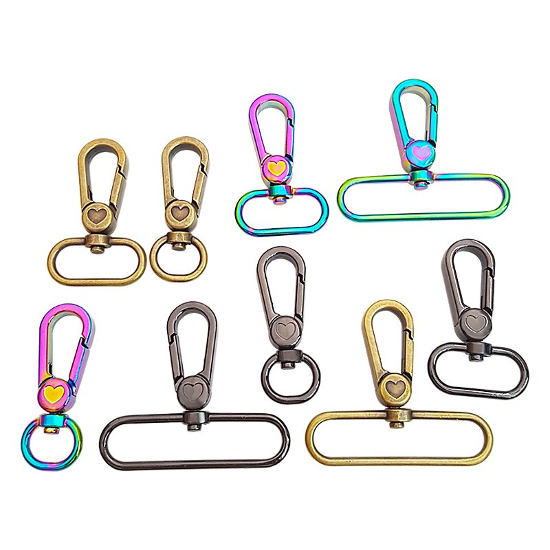 Metal Buckle Swivel Hook 25 mm 38 mm Bag Accessories Triangular Ring Snap Hook Clasp Buckle