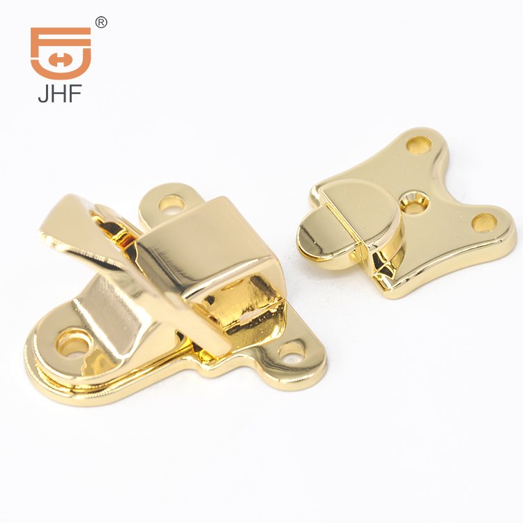 mini small jewellery boxes gold locks buckle metal hasp lock latch