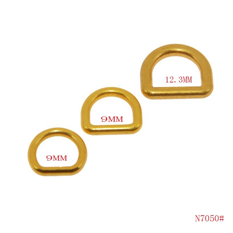 Custom handbag side release buckle D rings belt buckle D ring buckle factory price bags hardware accessories