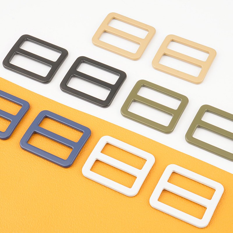 Wholesale Bag Metal Hardware Mould Ready 1 Inch Tri-Glide Buckle 25mm Metal Handbag Buckle 1" Metal Slide Buckles for Bags Strap