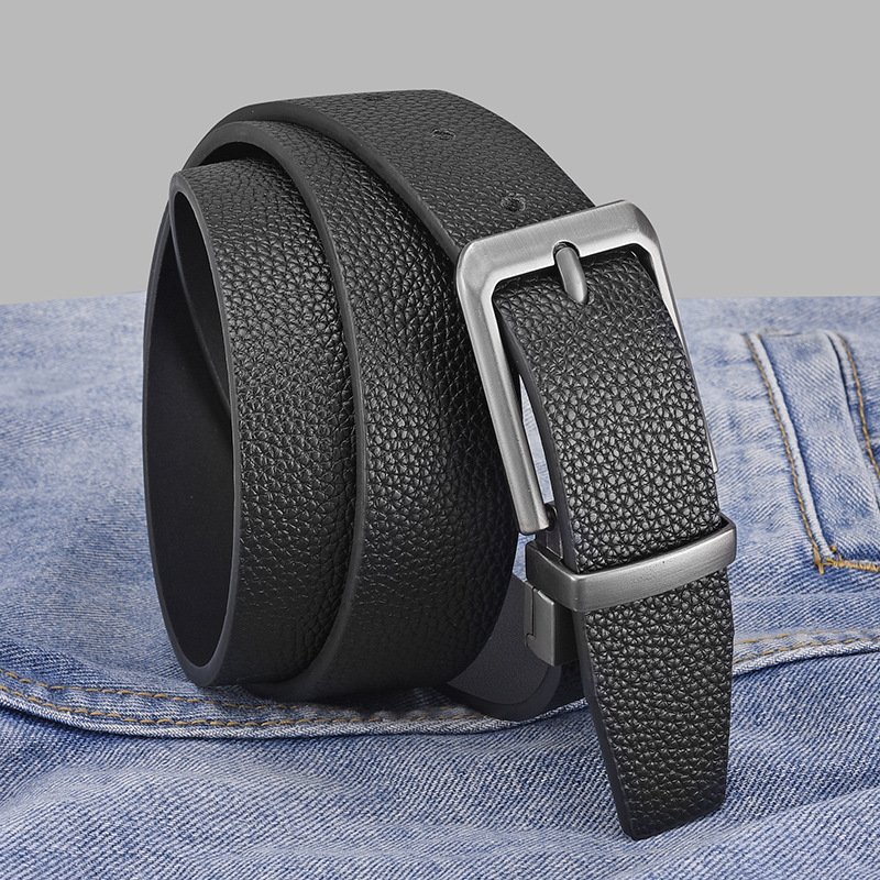 Comfortable Custom Designer Fashion Men Leather Belt Metal Buckle Men's Pu Belt Wholesale