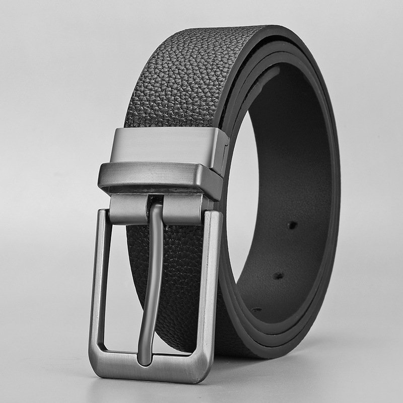 Comfortable Custom Designer Fashion Men Leather Belt Metal Buckle Men's Pu Belt Wholesale