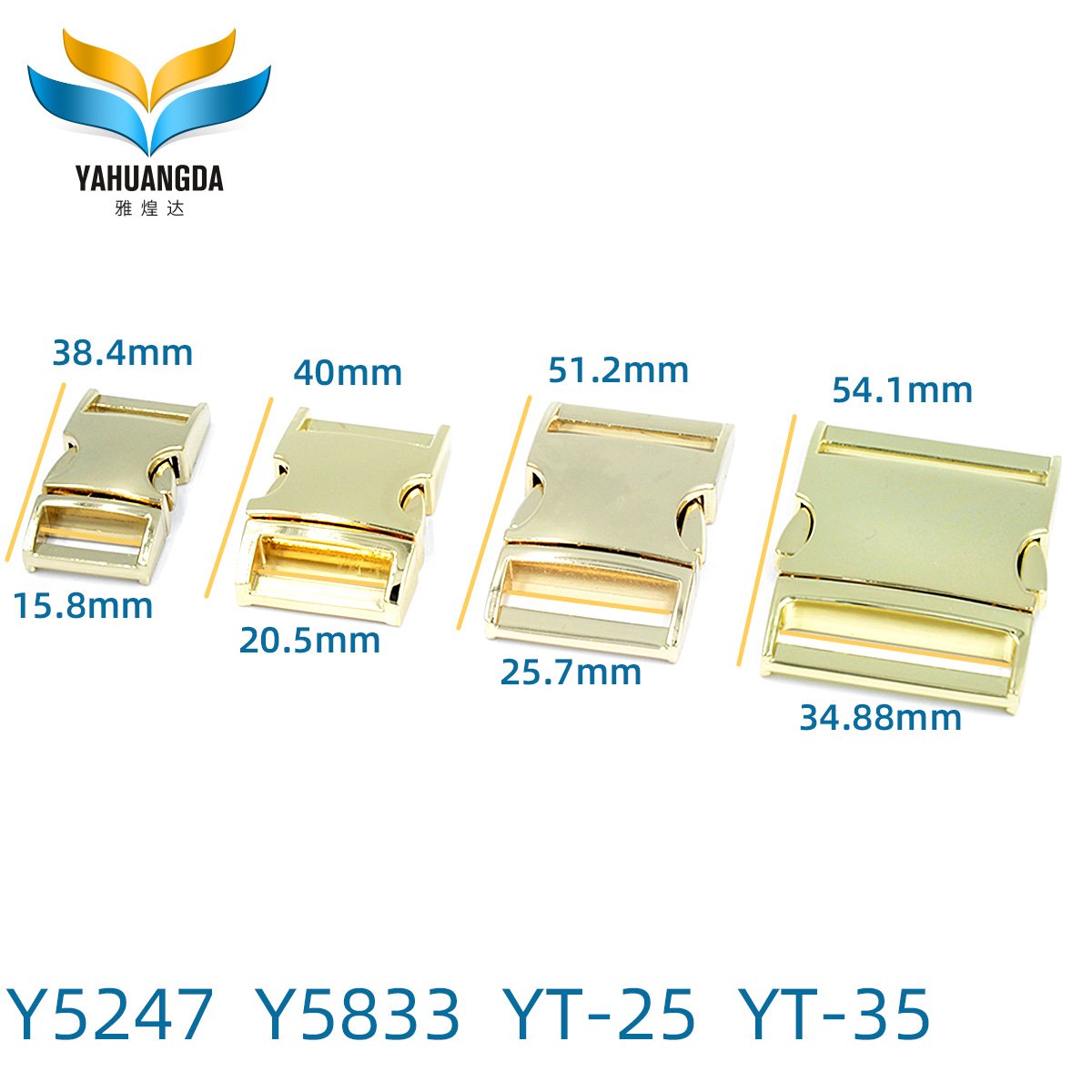 Hot Sale Quick Release Buckle Customized Colors Metal Buckle Belt Buckle with Good Quality