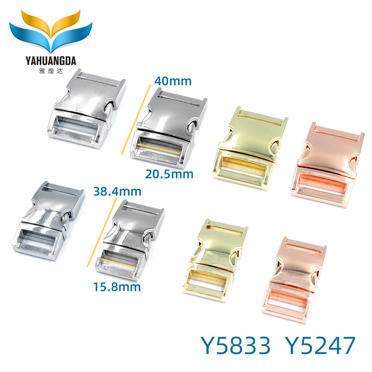 Hot Sale Quick Release Buckle Customized Colors Metal Buckle Belt Buckle with Good Quality