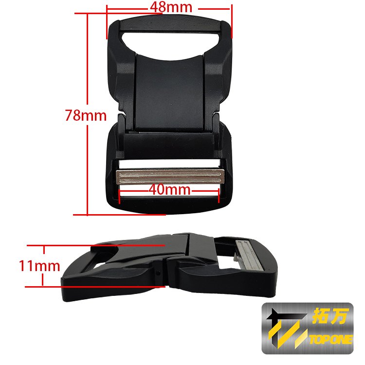 38MM Heavy Duty Aluminum Alloy Quick Release Buckle Outdoor Tactical Belt Buckle
