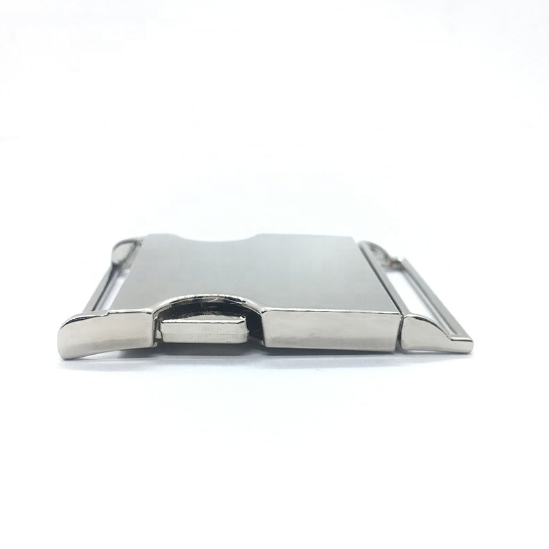 wholesale 65mm top grade metal spring action belt side release buckle