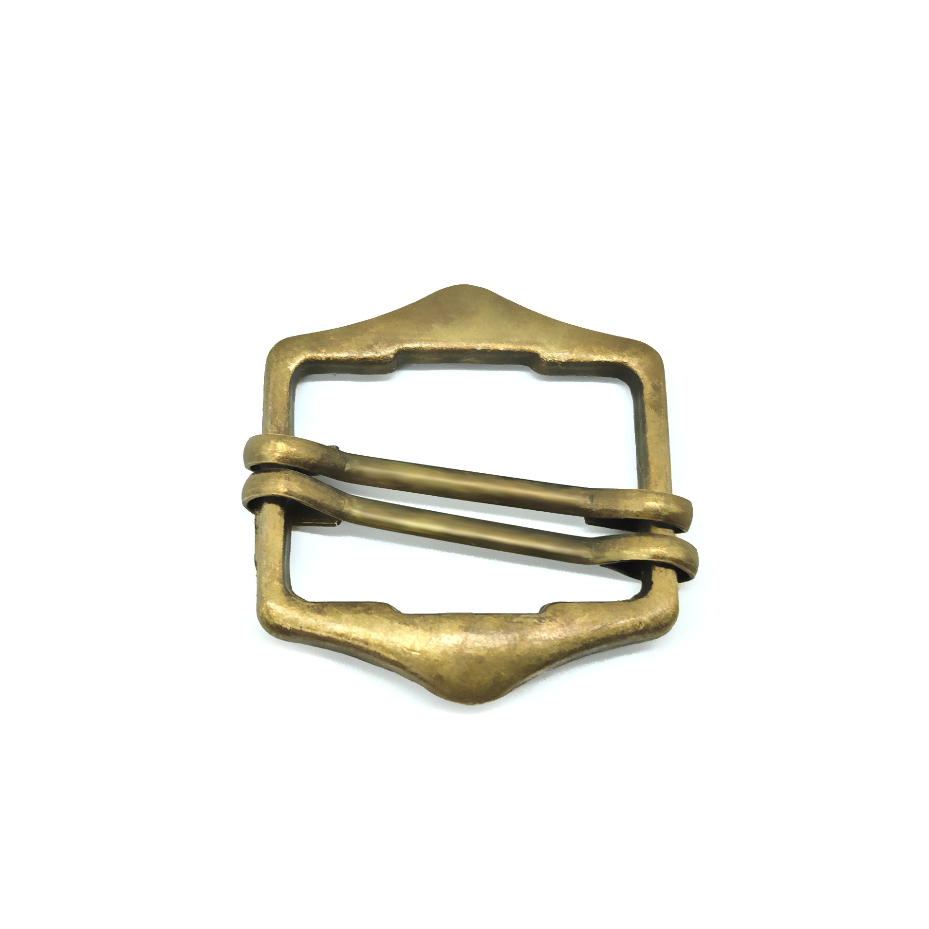 Custom Logo High Quality Brand 25mm Men Vests Waistcoats Snap On Buckle Hexagon New Decorative Metal Adjustable Buckles